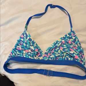 Colorful Patterned Bikini Top